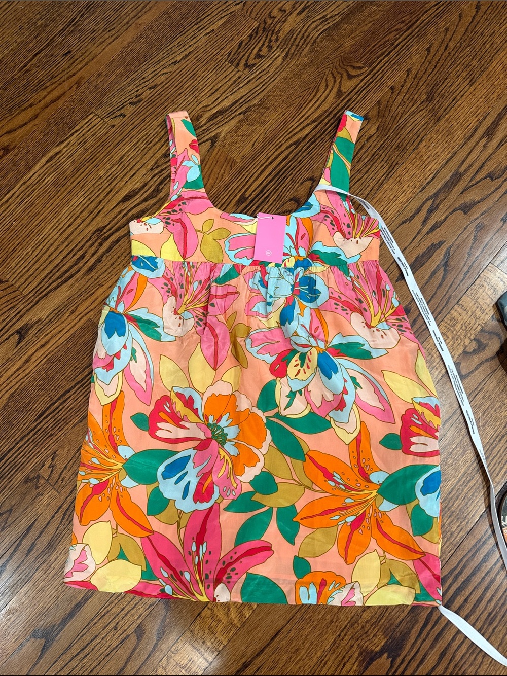 Girls' Floral Tank Top - Multicolor